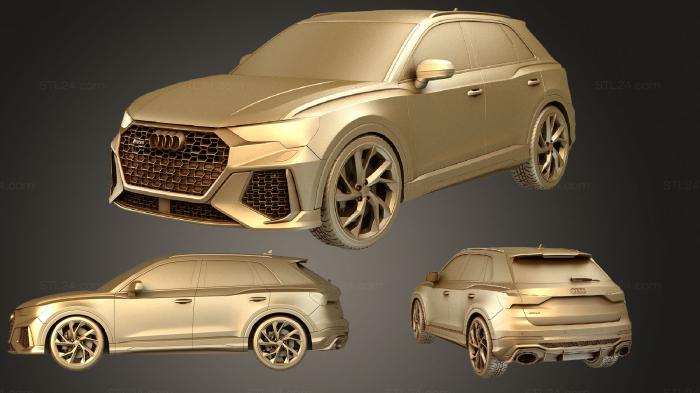 Автомобили и транспорт (Audi RS Q3 2020, CARS_0660) 3D модель для ЧПУ станка